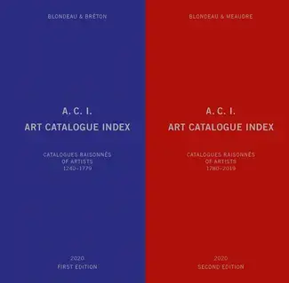 A.C.I, ART CATALOGUE INDEX  CATALOGUES RAISONNÉS OF ARTISTS 1240-2019